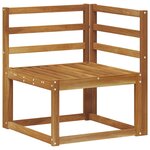 vidaXL Ensemble de canapés d'extérieur 5 pc Naturel
