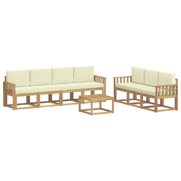vidaXL Ensemble de canapés d'extérieur 7 pc