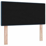 vidaXL Tête de lit LED bleue de 90 cm avec capitons en tissu