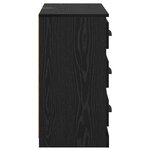 vidaXL Buffets 2 Pièces Chêne noir 70 x 35 5 x 67 5 cm Bois d'ingénierie