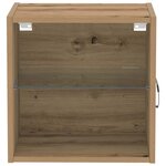 vidaXL Étagère flottante Marron 40 x 28 5 x 40 cm Bois d'ingénierie