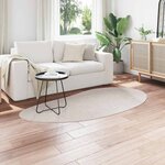 vidaXL Tapis de surface HUARTE Couleur sable 100 x 200 cm Polyester