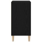 vidaXL Buffet Chêne noir 57 x 35 x 70 cm Bois d'ingénierie