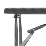 vidaXL Bancs de jardin pliables lot de 2 180 cm PEHD Noir