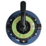 vidaXL Filtre à sable pour piscine avec vanne 6 positions Bleu 460 mm