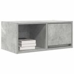 vidaXL Meuble TV gris béton 60x31x25 5 cm bois d'ingénierie