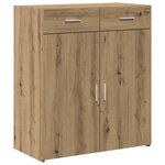 vidaXL Armoire de rangement chêne artisanal 80 x 42.5 x 93.5 cm