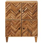 vidaXL Armoires de rangement avec stockage Marron 60 x 33 5 x 75 cm