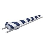 Bo-Camp Parasol Beach 160 cm Bleu et blanc
