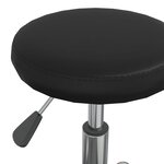 vidaXL Chaise de salle à manger Noir Similicuir