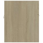 vidaXL Ensemble de meubles de salle de bain 2 Pièces chêne sonoma