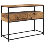 vidaXL Table console Bois Ancien 100 x 40 x 75 cm Bois d'ingénierie