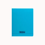 Cahier piqué 24x32cm polypro 96p séyès 90g bleu CALLIGRAPHE