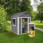 Maisonnette Lodge gris blanc