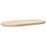 vidaXL Plateau de table ovale en pin massif 70 x 35 x 2 5 cm