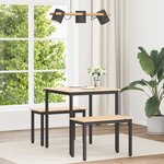 vidaXL Table de salle à manger / Table de repas Naturel