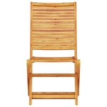 vidaXL Ensemble de salle à manger pour jardin 5 Pièces Marron