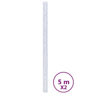 vidaXL Films pour fenêtre 2 Pièces dépoli motif de bambou PVC