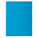 Paquet De 50 Chemises 2 Rabats Rock''s 210 - 24x32cm - Bleu - X 5 - Exacompta