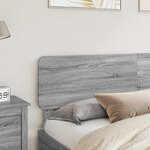 vidaXL Tête de lit Gris Sonoma 180 cm Bois d'ingénierie