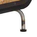 Vidaxl table basse 100 x 50 x 35 cm bois de manguier massif
