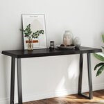 vidaXL Dessus de table bois massif traité bordure assortie