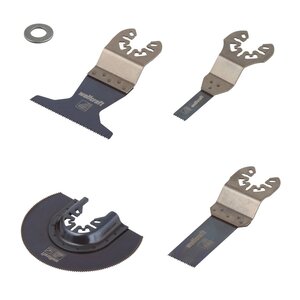 wolfcraft Jeu d'accessoires multi-outils oscillants 5 Pièces PRO 3961000