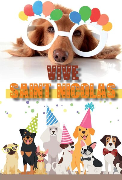 68-1323 Carte Vive Saint Nicolas Bonne Fête 6 Décembre Vélo Casque BMX Freestyle Sport Extrême Garçon Adolescent Jeune Homme Ami Copain Baskets à La Mode - Avec Enveloppe Blanche Format 12x17,5cm