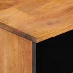 vidaXL Meuble TV 100x33x46 cm bois massif de manguier