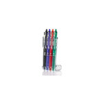 Etui De 4 Stylos Frixion Clickers - Assortiment - Pointe Moyenne 0.7Mm - Pilot