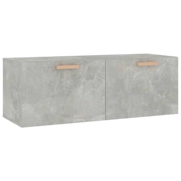 vidaXL Armoire murale Gris béton 100x36 5x35 cm Bois d'ingénierie