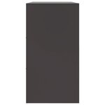 vidaXL Buffet noir 99x39x73 cm acier