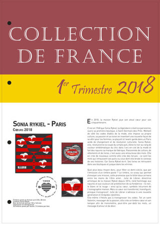 Collection de France 1er Trimestre 2018