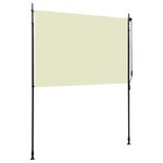 vidaXL Store roulant d'extérieur 200 x 270 cm Crème