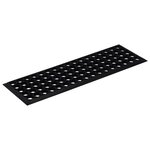 vidaXL Marches d'escalier 10 Pièces 25x75 cm caoutchouc