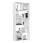 vidaXL Bibliothèque Blanc 67x24x161 cm Bois d'ingénierie