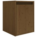 vidaXL Meubles TV 3 Pièces Marron miel Bois massif de pin