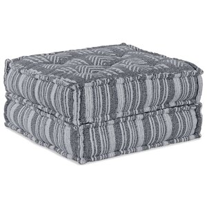vidaXL Coussin Gris 70 x 70 x 36 cm Polyester
