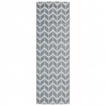 vidaXL Tapis d'extérieur ARAKIL gris 80 x 250 cm PP