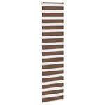 vidaXL Store zèbre marron 55x230 cm largeur du tissu 50 9 cm polyester
