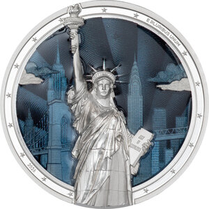 Monnaie STATUE OF LIBERTY Timeless Icons 2 Oz Argent 10$ Cook Islands 2026