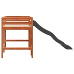 vidaXL Lit mezzanine d'enfants sans matelas 80x200 cm bois pin massif