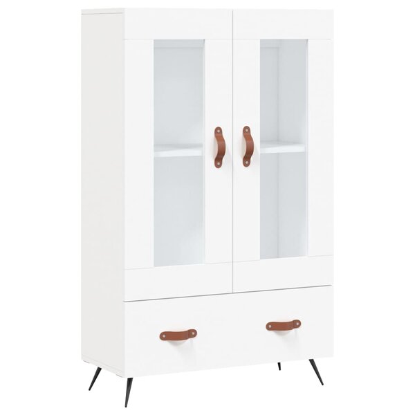 vidaXL Buffet haut blanc 69 5x31x115 cm bois d'ingénierie