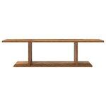 vidaXL Meuble TV Marron 103 x 30 x 26 5 cm Bois d'ingénierie