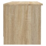 vidaXL Meuble TV Chêne sonoma 102x35 5x36 5 cm Bois d'ingénierie