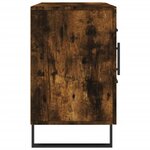 vidaXL Buffet chêne fumé 100x36x60 cm bois d'ingénierie