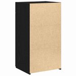 vidaXL Buffet Chêne noir 50 x 42 5 x 93 cm Bois d'ingénierie