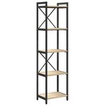 vidaXL Étagère Chêne Sonoma 40 x 30 x 155 cm Bois d'ingénierie