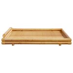Vidaxl cadre de lit bambou 180x200 cm