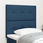 Cabeçalho LED vidaXL Bleu 80 cm Tissu